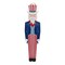 36" Uncle Sam Porch Decor – Patriotic Red White & Blue Outdoor Decoration